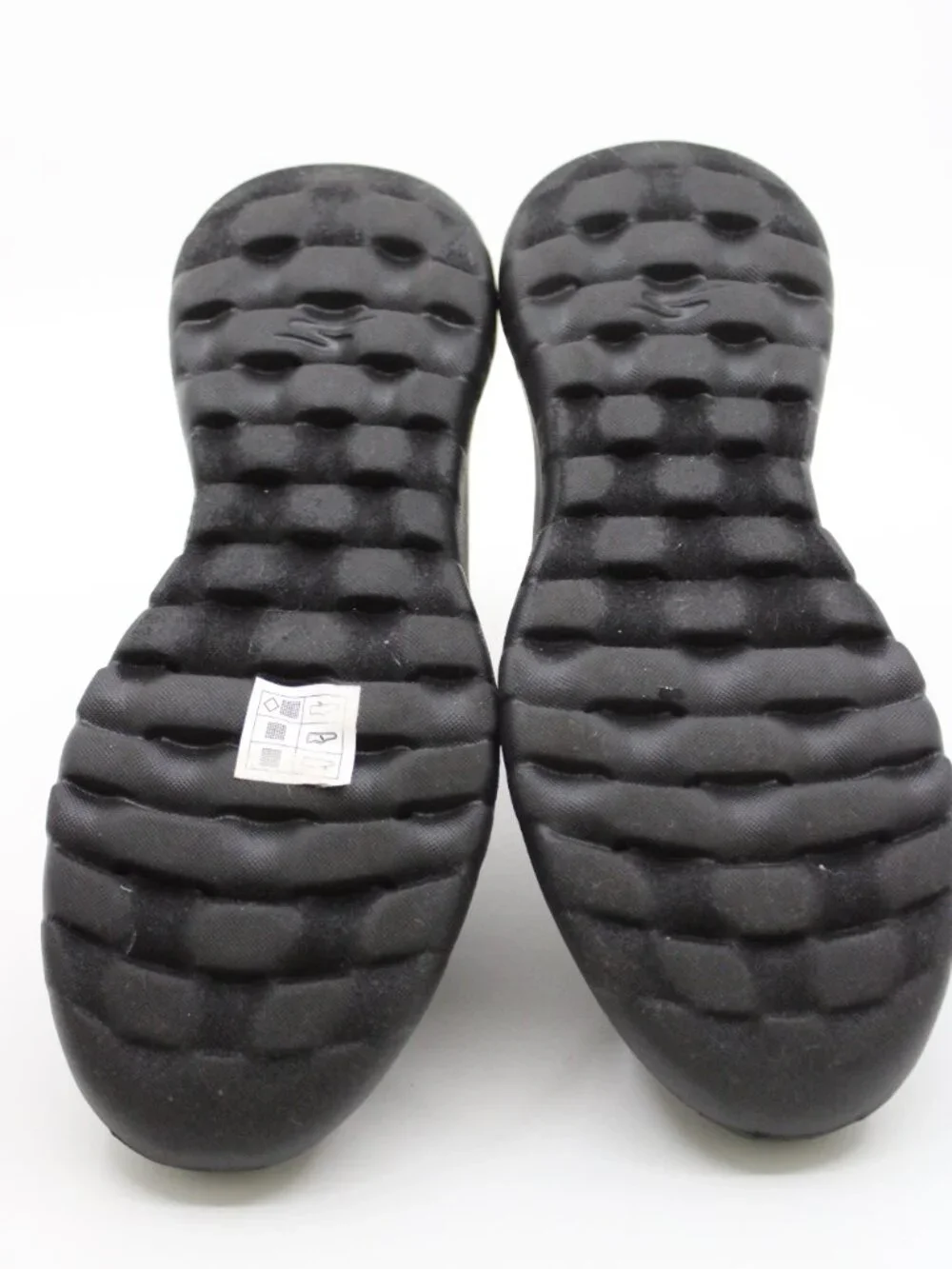 Skechers Goga Walk Women Black Shoes SZ 6M Slip on Mesh Casual Walking